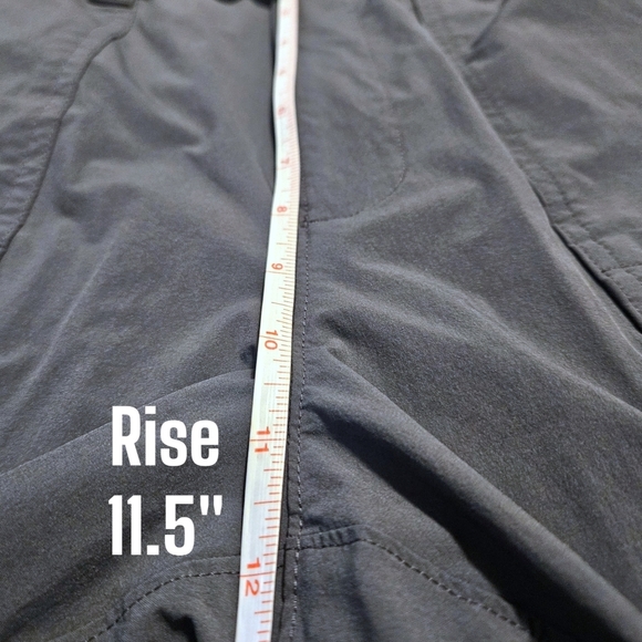 Sonoma Mens Outdoor Utility Shorts Gray Sz 32 Belted Nylon Stretch Cargo Pockets - Picture 11 of 11